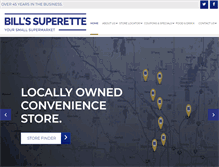 Tablet Screenshot of billssuperette.com